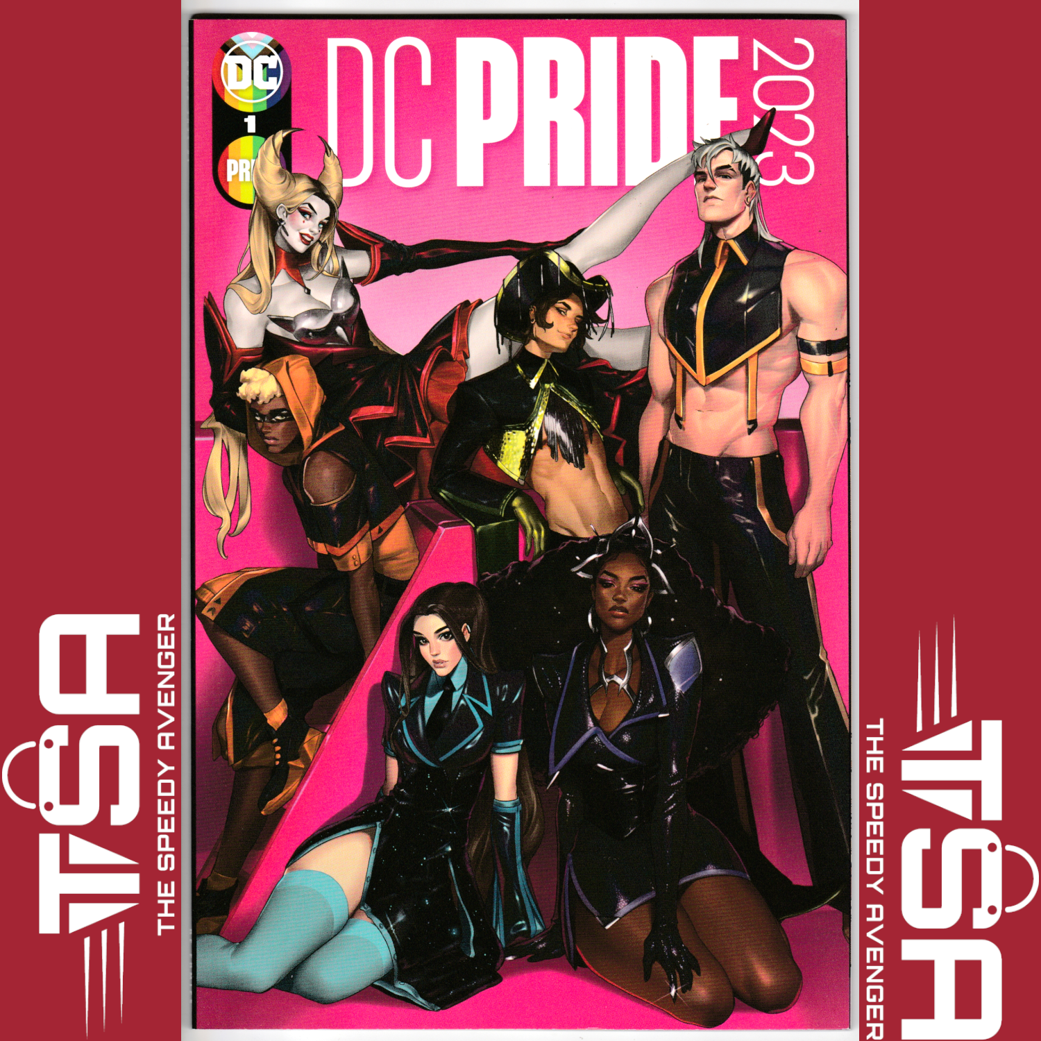 DC PRIDE 2023 #1 Mateus Manhanini 2nd Printing Variant Cover DC Comics LGBTQIA