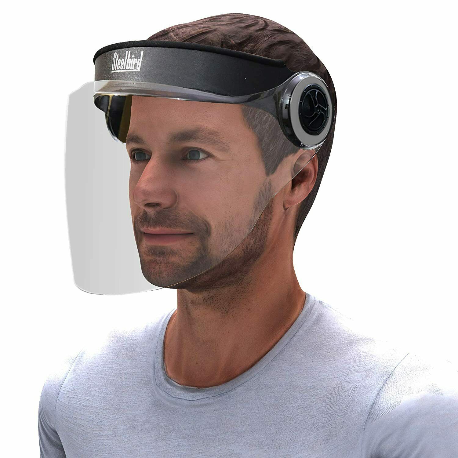 Steelbird YS-100 7Wings Unisex Helmet Visor Face Shield Full Face Protector 