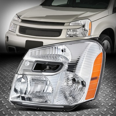 Для 05-09 Chevy Equinox OE Стиль водителя Левая боковая фара головного фонаря Хромированная