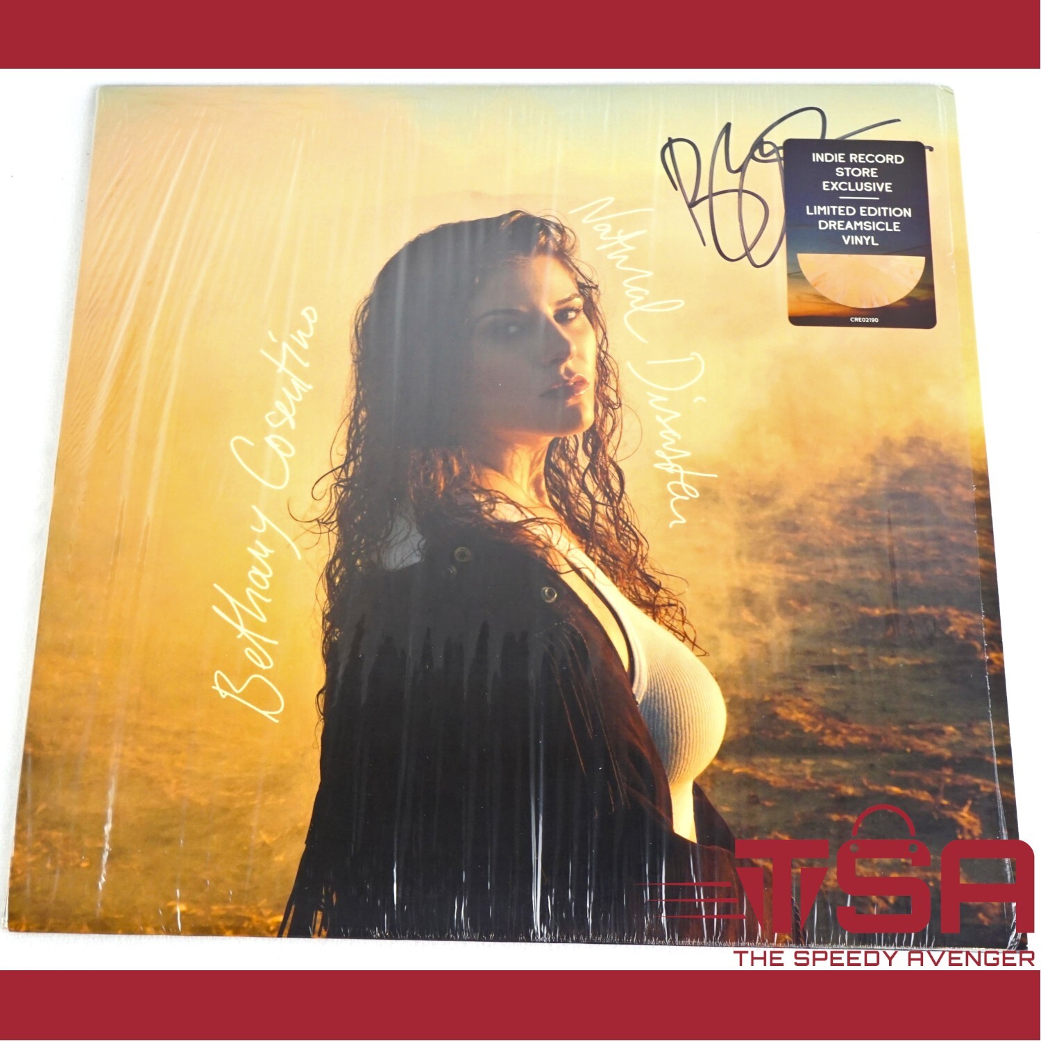 BETHANY COSENTINO - NATURAL DISASTER SIGNED! Dreamsicle Vinyl Indie Exclusive