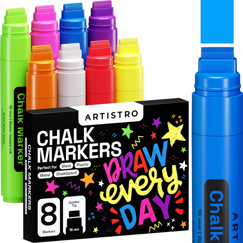 - 15mm Neon Erasable Window Markers For Cars...