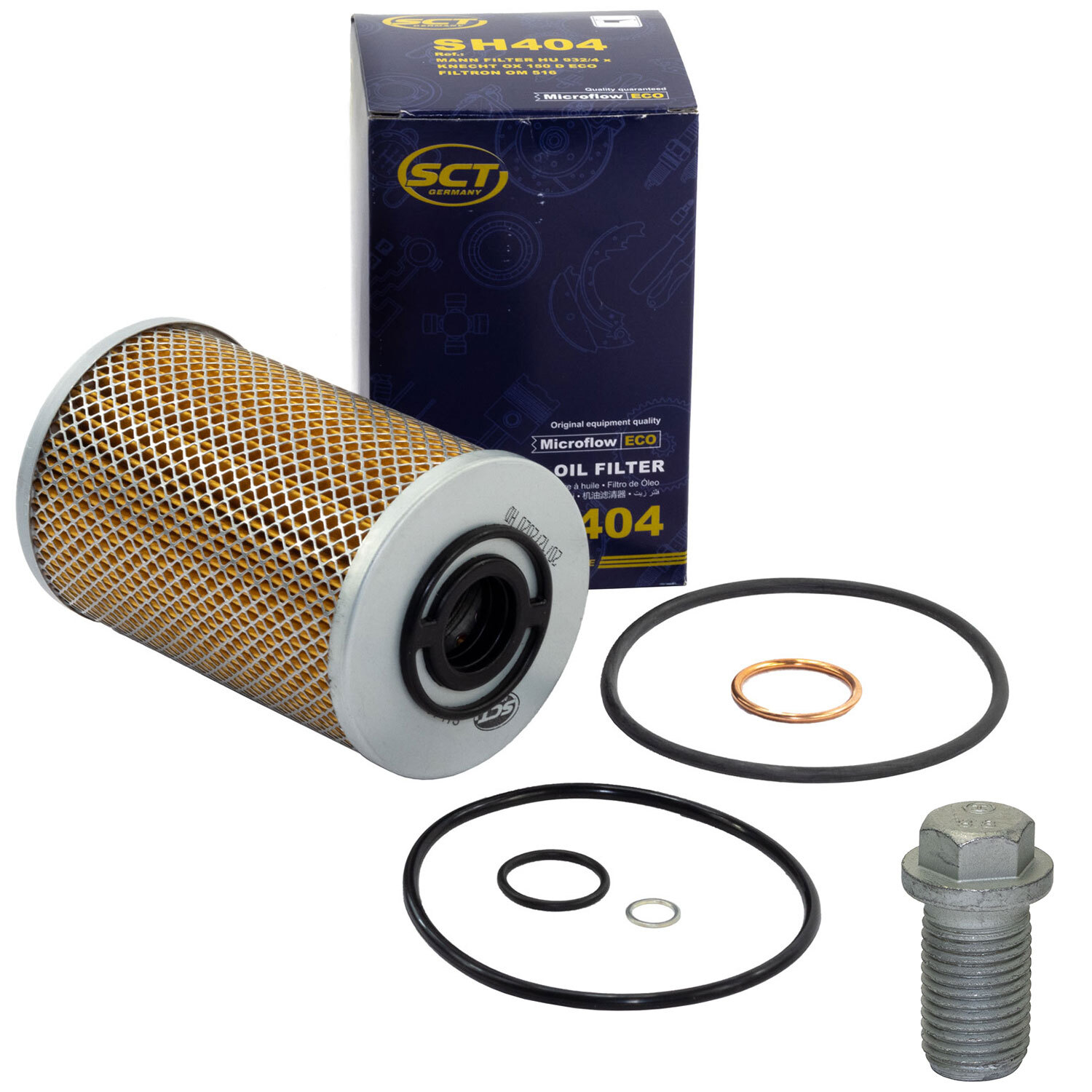 Ölfilter SH 404 Ölablassschraube für Mercedes T2/LN1 811 D 814 D 115 116 136PS 