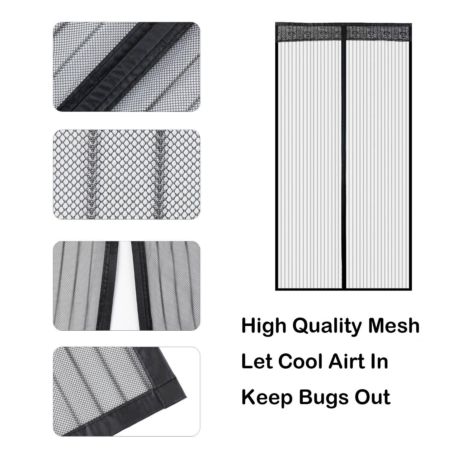 Magnet Insektenschutz Fliegengitter Tür Fliegen Vorhang