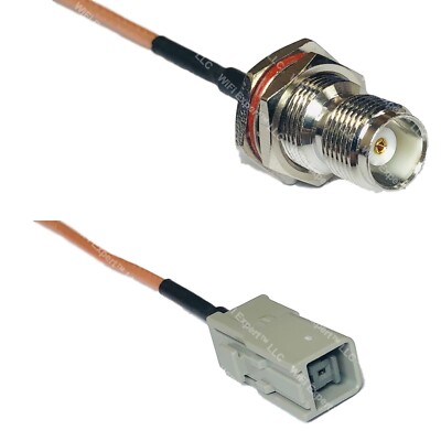 RG316 TNC FEMALE BULKHEAD to GT5-1S RF Cable Rapid-SHIP LOT