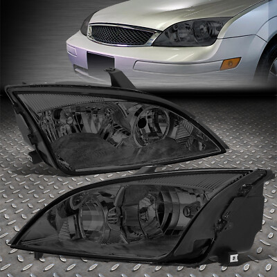 ДЛЯ 05-07 FORD FOCUS ДЫМЧАТЫЙ КОРПУС ПРОЗРАЧНЫЙ УГОЛ ФАРЫ ЗАМЕНА ГОЛОВНОЙ ЛАМПЫ