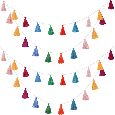 Colorful tassel sales garland
