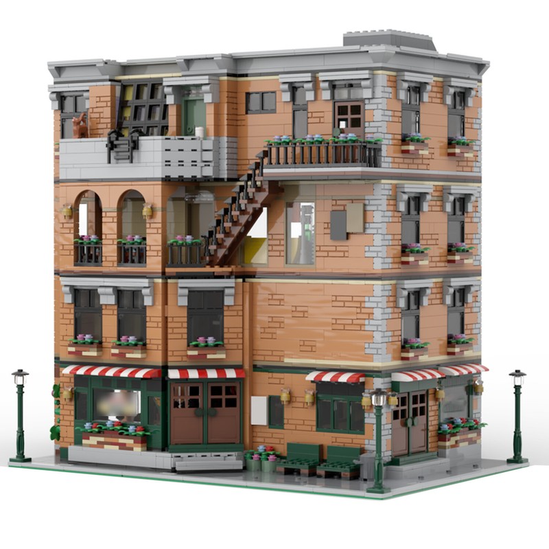Apartment with Interior Modular Building from TV Series 5677 Pieces