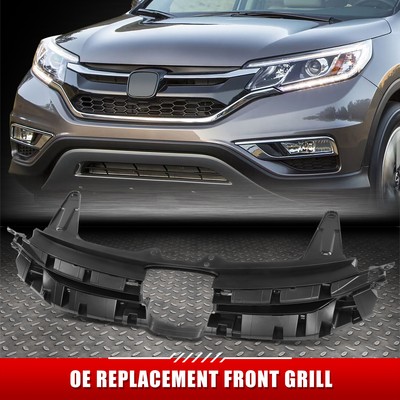 Для 15-16 Honda CR-V в стиле OE Матово-черная передняя верхняя решетка радиатора с эмблемой