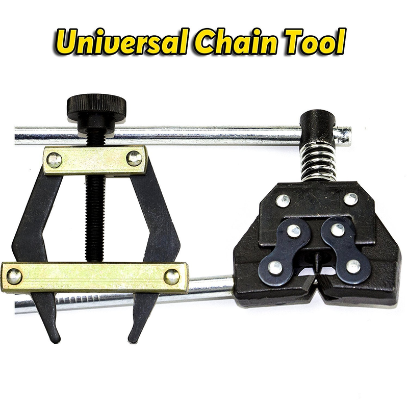 Jeremywell Roller Chain Tools Kit Fit #25#35#41#40#50#60 415H,428H, 520,530 Roll