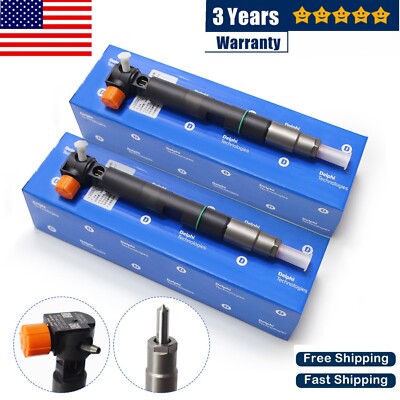 2Pcs NEW Bobcat Injectors D24 D18 400903-00074D Doosan Delphi 7275454 28337917`