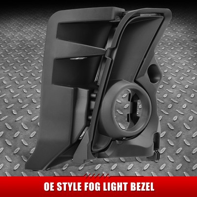 Для 17-19 Toyota Highlander OE Style Черная рамка противотуманной фары со стороны переднего пассажира