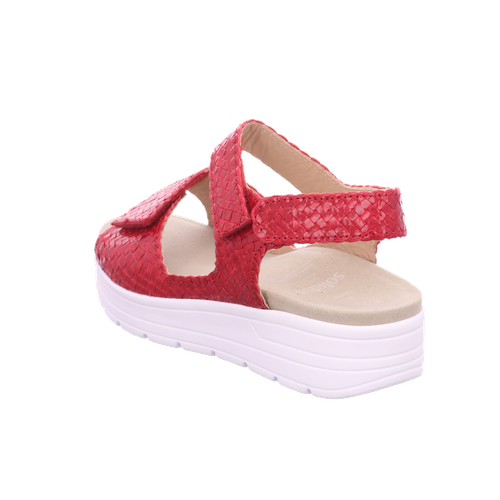 SOLIDUS SOLIDUS DAMEN SANDALETTEN GRETA - WEITE 48017 ROT 1186009