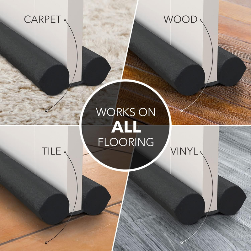 Under Door Draft Stopper - Under Door Sound Blocker, Soundproofing, Blocks Cold