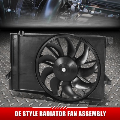 Для 92-93 Ford Tempo Mercury Topaz Передний одиночный вентилятор радиатора охлаждения в сборе