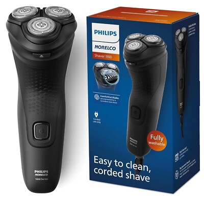 Philips Norelco Shaver 1100, with Comfort Cut Blades & 4D Flex Heads S1016/90
