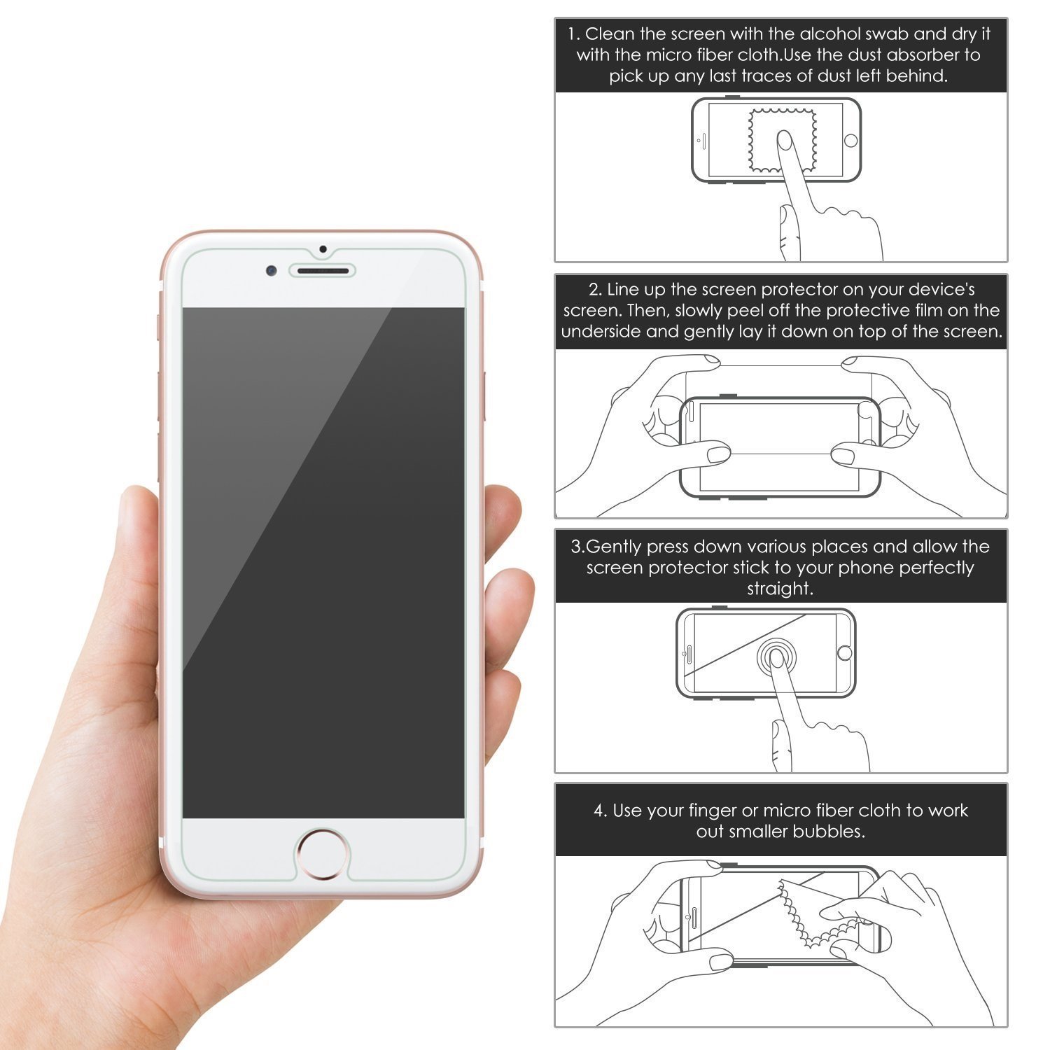 ️ IPHONE Se 2020 Screen Protector And Rear Toughened Glass 1 Av Ar 🔥