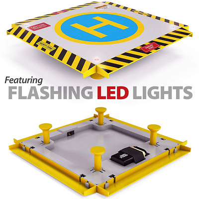 Eagle Pro Remote Control Helicopter Landing Pad, Flashing LED Lights