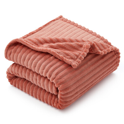 Cut Plush Fleece Blanket Super Soft Lightweight  Bed, Couch, Sofa Throw Blankets