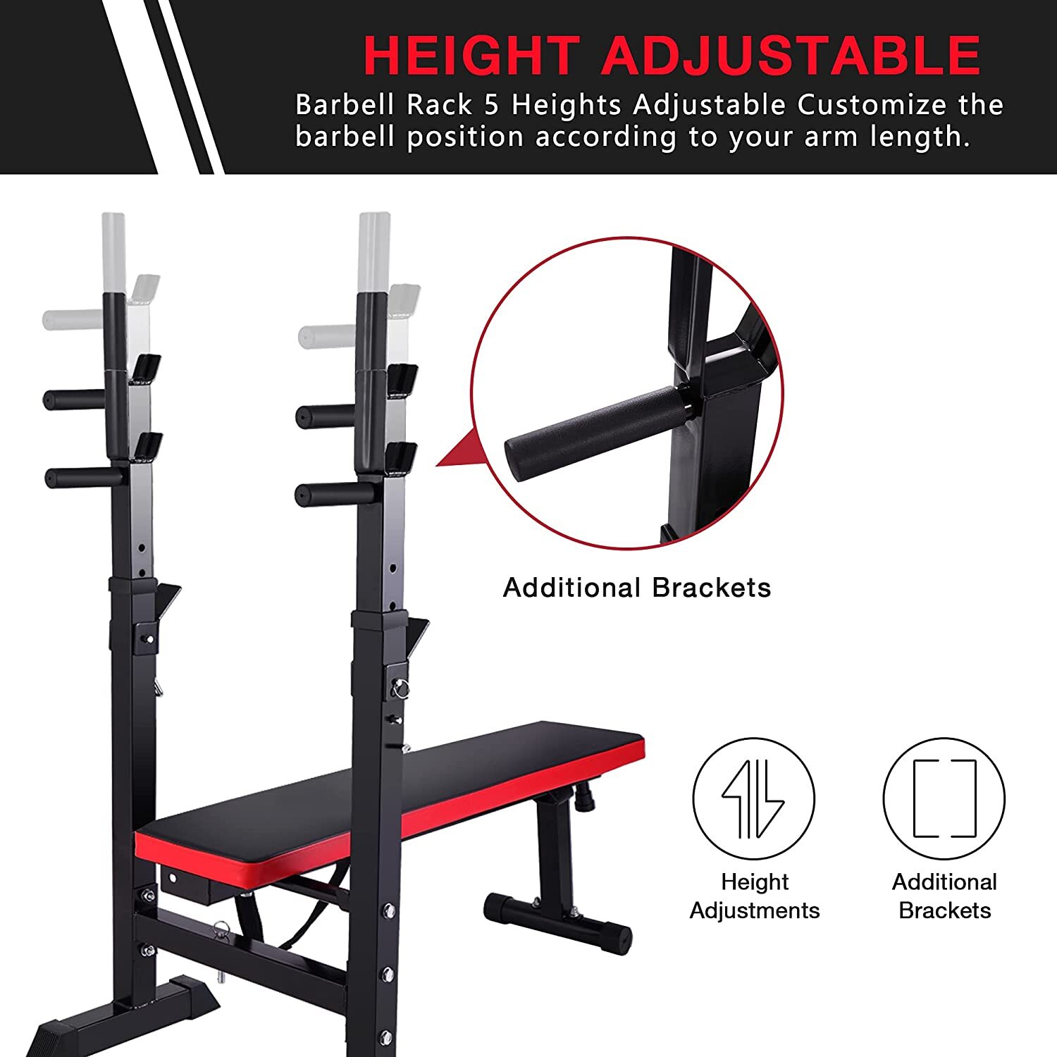 Adjustable Weight Bench Folding Bench Press