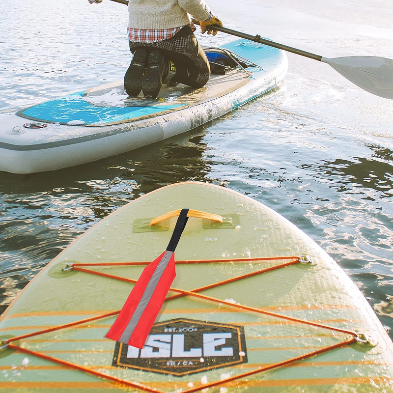 Safety Travel Flag for Kayak,2 Pack Canoe Safety Flag High Visibility Kayak Flag