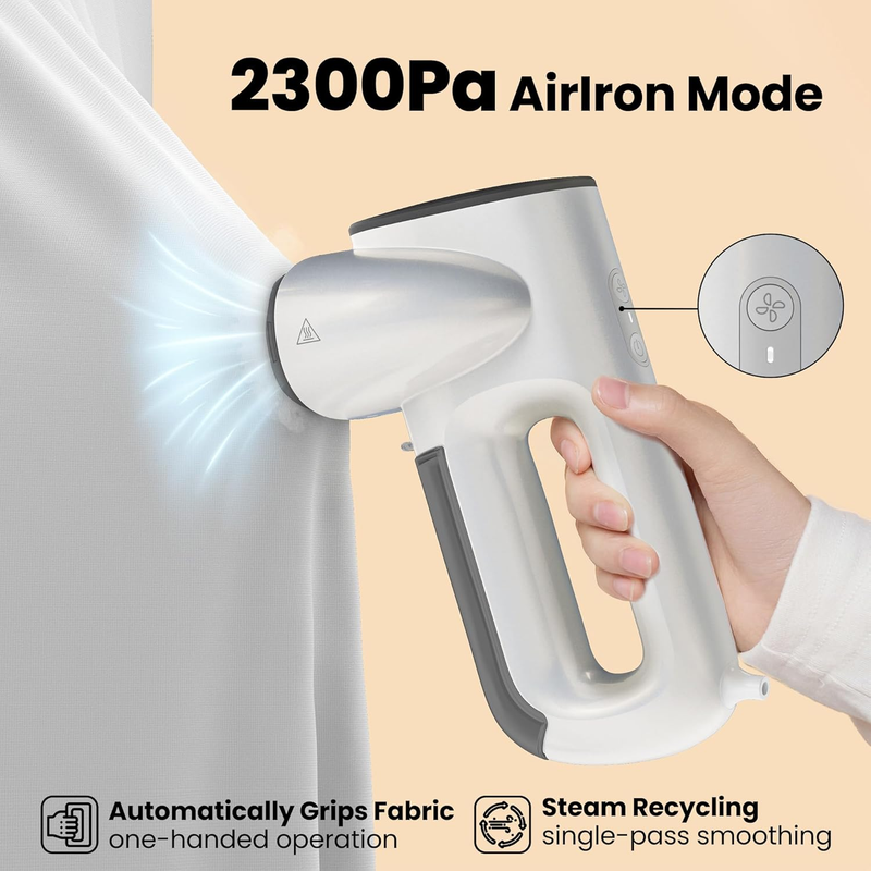 Magic 1 Vacuum Steamer, 2300Pa Powerful Suction, HandheId Steam Iron with Airlro