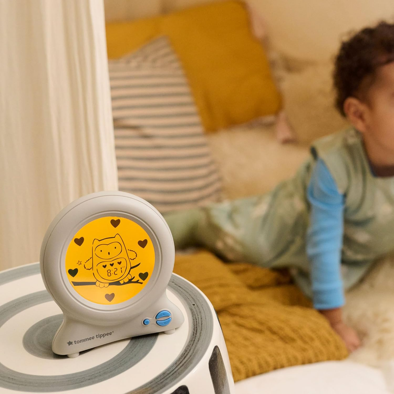 Groclock Sleep Trainer Clock |Alarm Clock and Nightlight for Young Children, USB