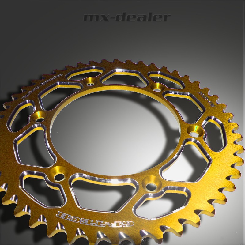 GP-TECH Factory Kettenrad Schwarz Kettenkit Kette DID ERT2 Gold Suzuki RMZ 450