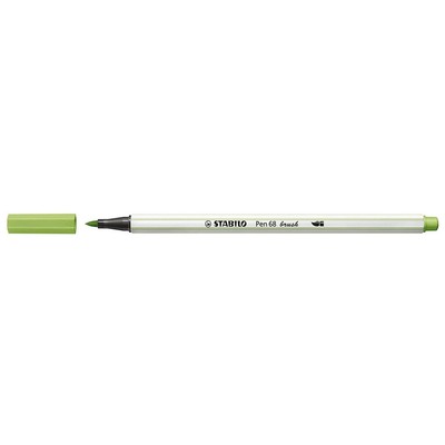 STABILO Pen 68 Brush Pens Pack of 3 Pistachio Green