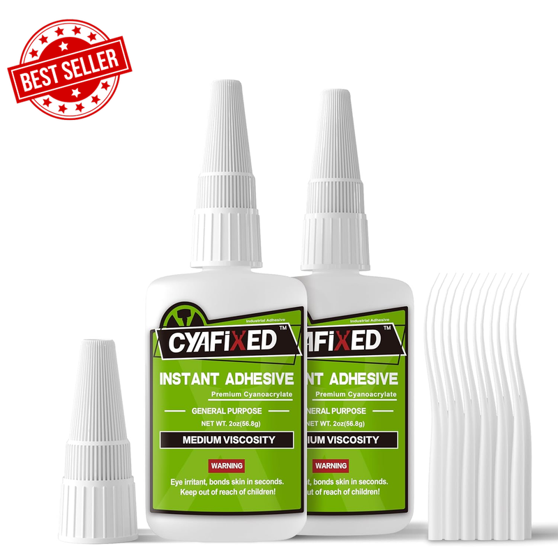 Strong Cyanoacrylate (CA) Super Glue, All-Purpose Medium Viscosity Instant Adhes