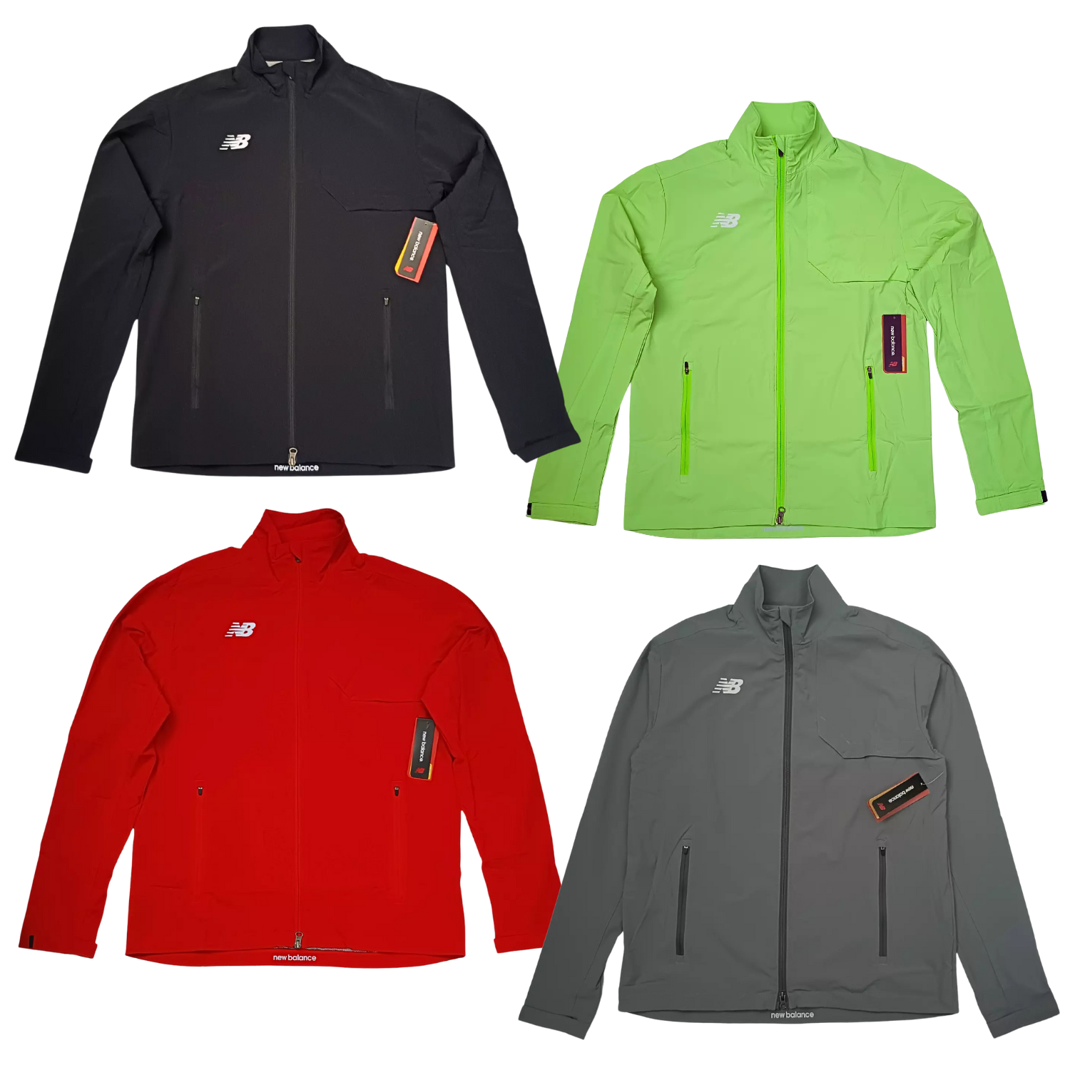 New Balance Men's Windbreaker Jacket Lightweight Waterproof New Balance Men's Windbreaker Jacket Lightweight Waterproof