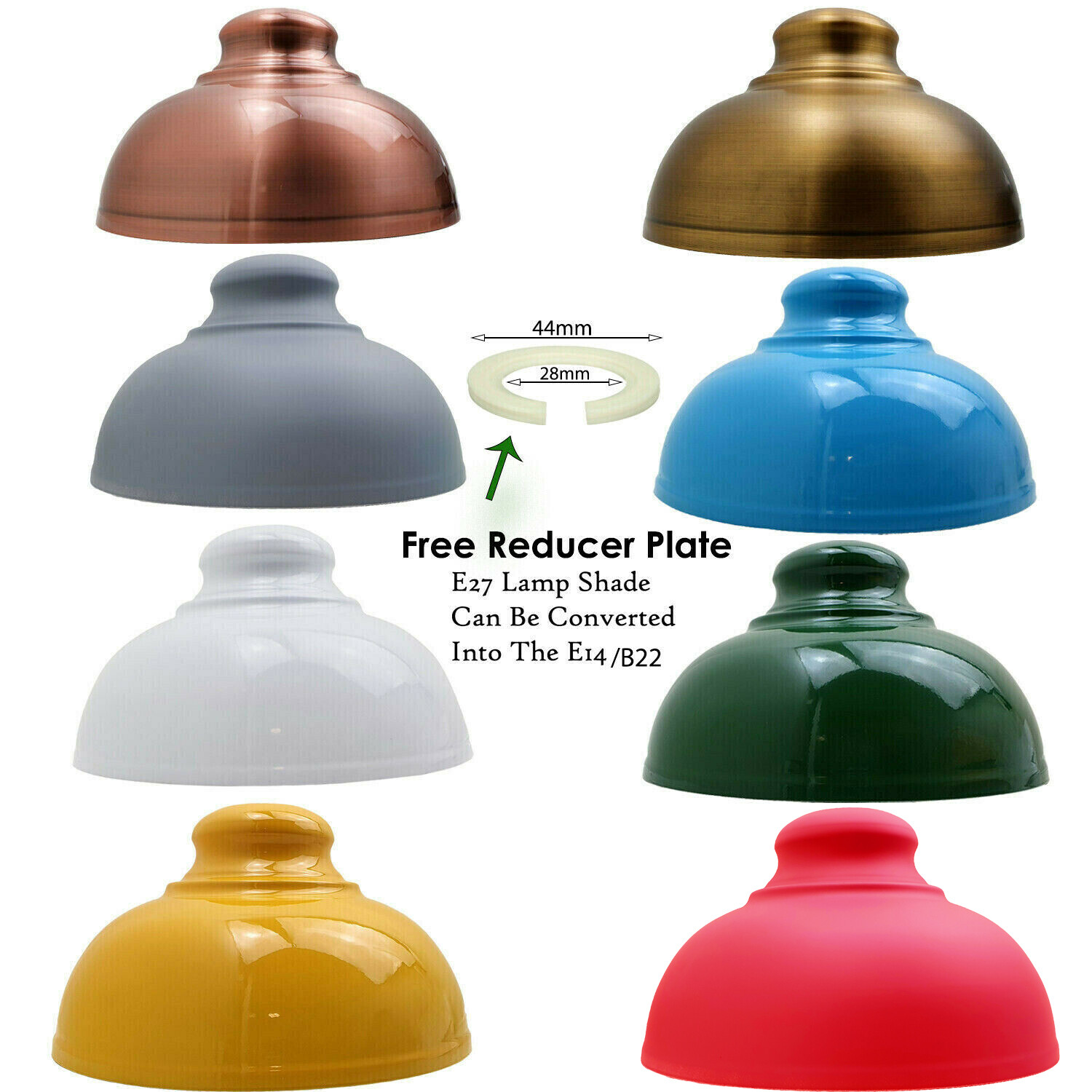 Vintage Retro Pendant Shade Metal Retro Bedroom Kitchen