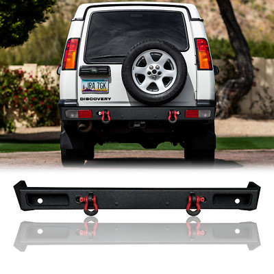 Vijay Steel Front/Rear Bumper W/Light&D-Ring For1999-2004 Land Rover Discovery 2