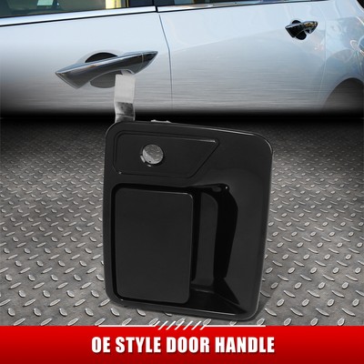 ДЛЯ 99-16 FORD F250-F550 СВЕРХПРОЧНАЯ ЧЕРНАЯ ГЛАДКАЯ РУЧКА ТЯГИ ПЕРЕДНЕЙ ЛЕВОЙ ДВЕРИ