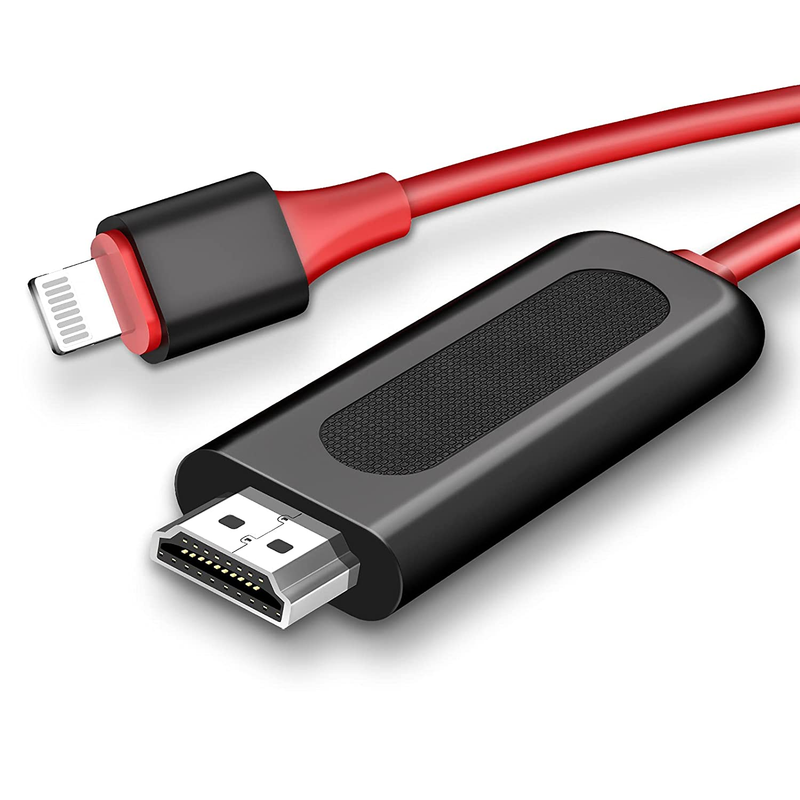 [Apple Mfi Certified] Lightning to Hdmi,Lightning to HDMI Adapter Cable 2K Light