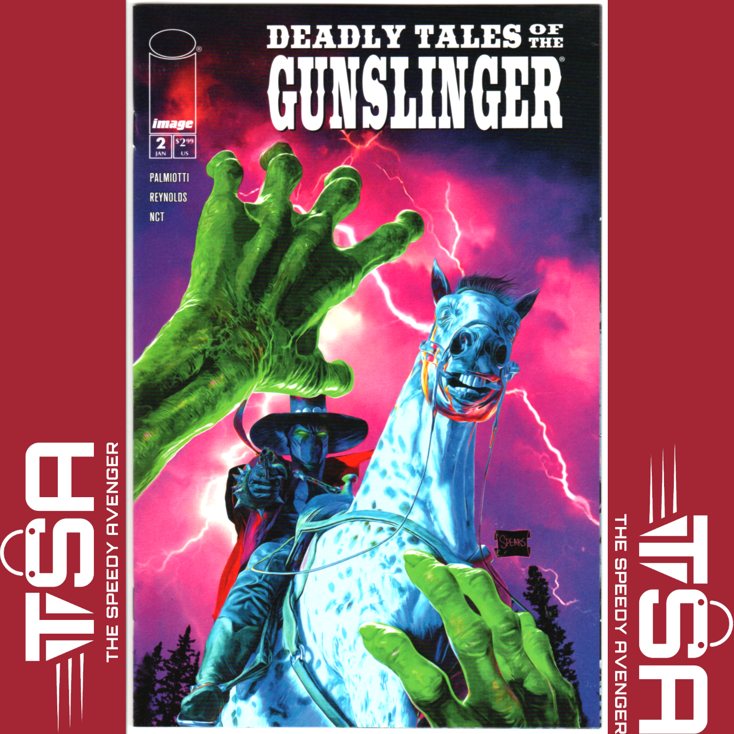 DEADLY TALES OF THE GUNSLINGER SPAWN #2 Mark Spears Variant Cover 2024 Image