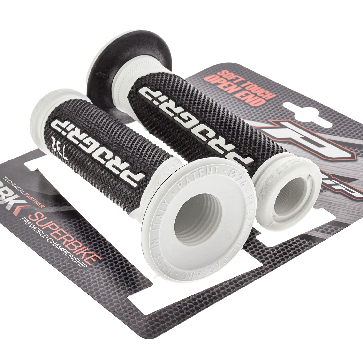 Griffgummi Weiß 732 Griffe für Keeway Zahara Kreidler Dice CR 125 Enduro Florett