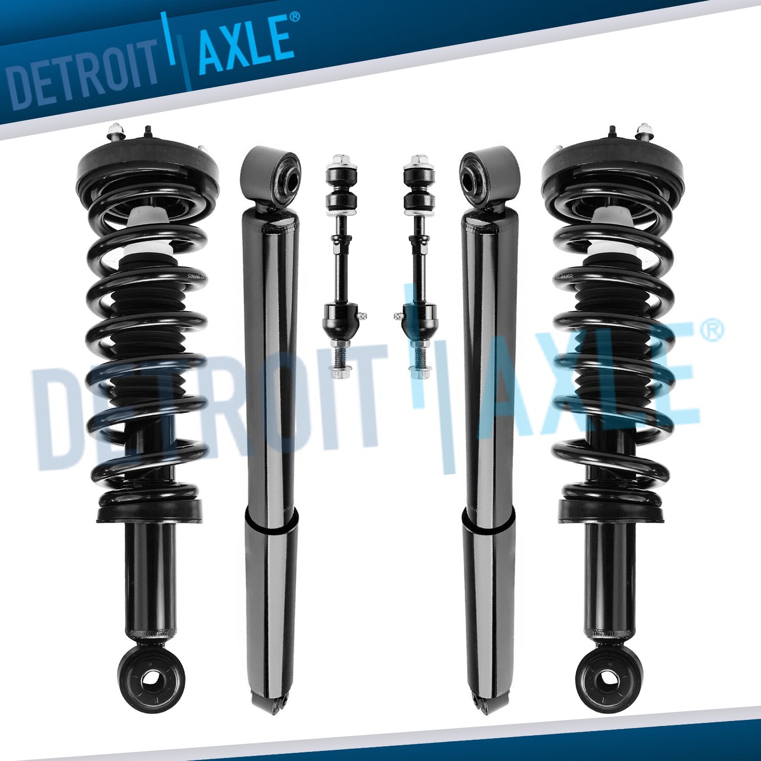 RWD Front Struts & Spring Rear Shocks Sway Bars Kit for 2005-2008 F-150 Mark LT