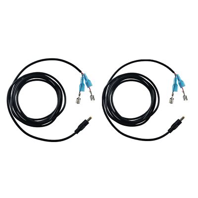 2 Pcs Trail Camera Power Cord 79inch/2M DC External Power Cable 40Ã 17mm