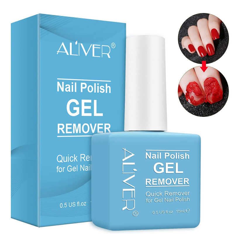 Professional Gel Nail Polish Remover - Quick & Easy, No Foil Needed (15ml)