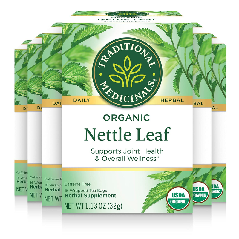 Traditional Medicinals Organic Nettle Herbal Leaf Tea, Green