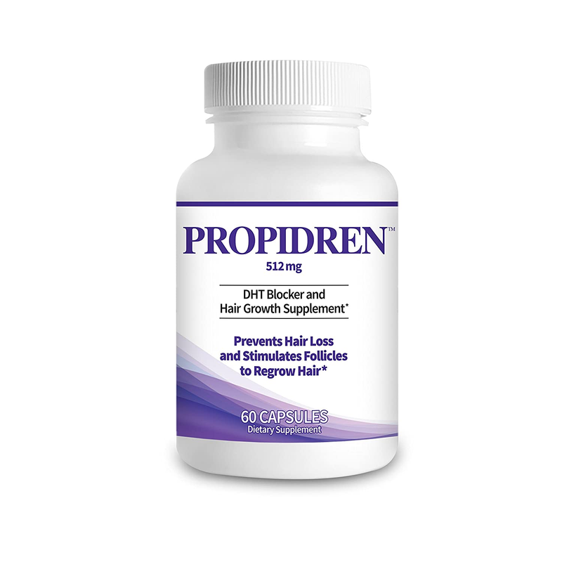 Propidren by Hairgenics DHT Blocker & Hair Growth Capsules to Prevent Hair Loss