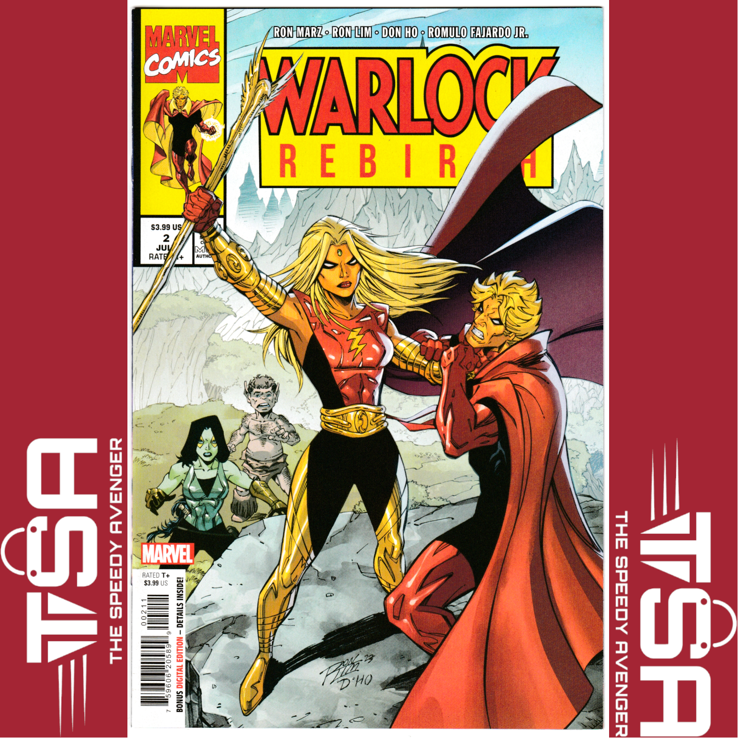 WARLOCK REBIRTH #2 Ron Lim Regular Cover 2023 Marvel Comics EVE WARLOCK COVER