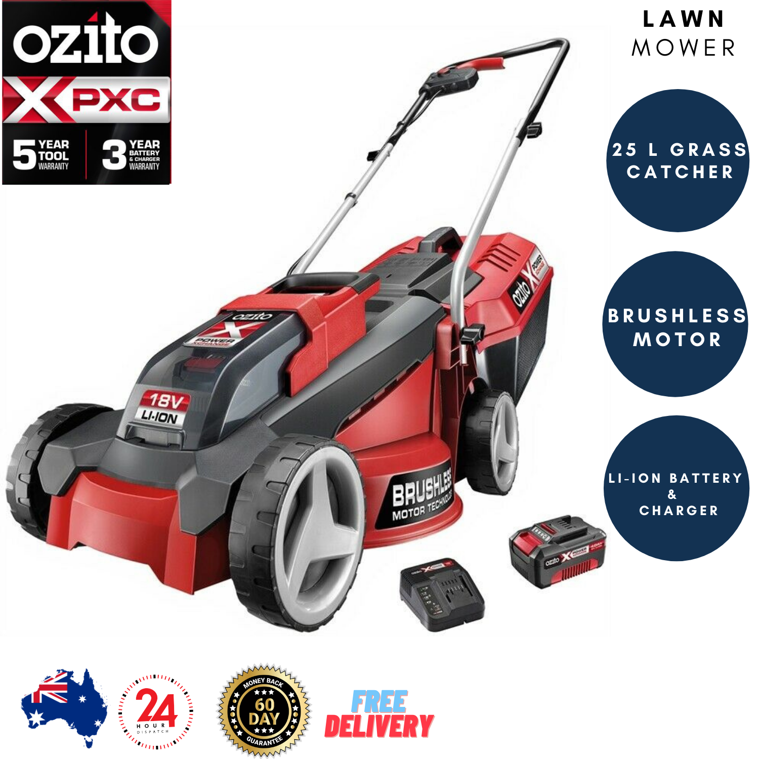 Ozito Power X Change Lawn Mower Review Off 72