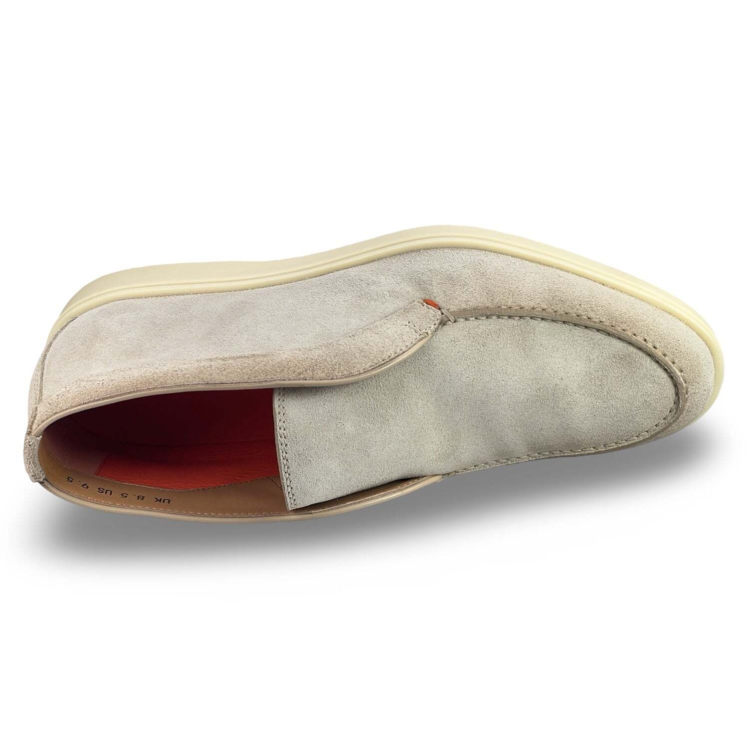 Pre-owned Santoni Men's Shoes Digits Laceless Chukka In Beige
