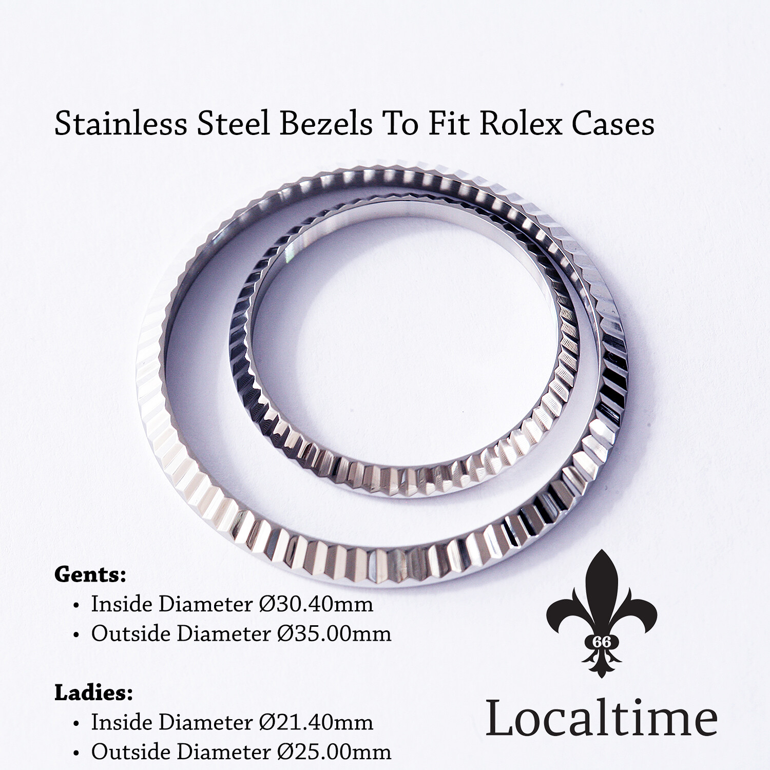 rolex fluted bezel replacement
