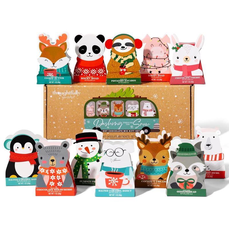 Hot Chocolate Set Cocoa Mix Rich Dark Cafe Pack Christmas Xm