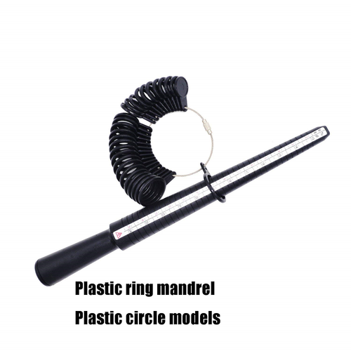 PJewelry Tools Kit Jewelers Rubber Hammer Mandrel Plastic Sizer For Making Rings