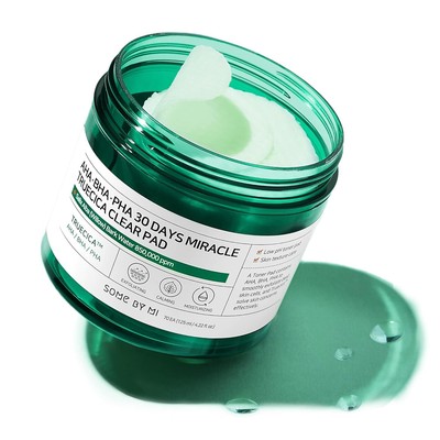 SOME BY MI AHA BHA PHA 30 Days Miracle Truecica Clear Pad - 70 Pads, 4.22Oz - Mi
