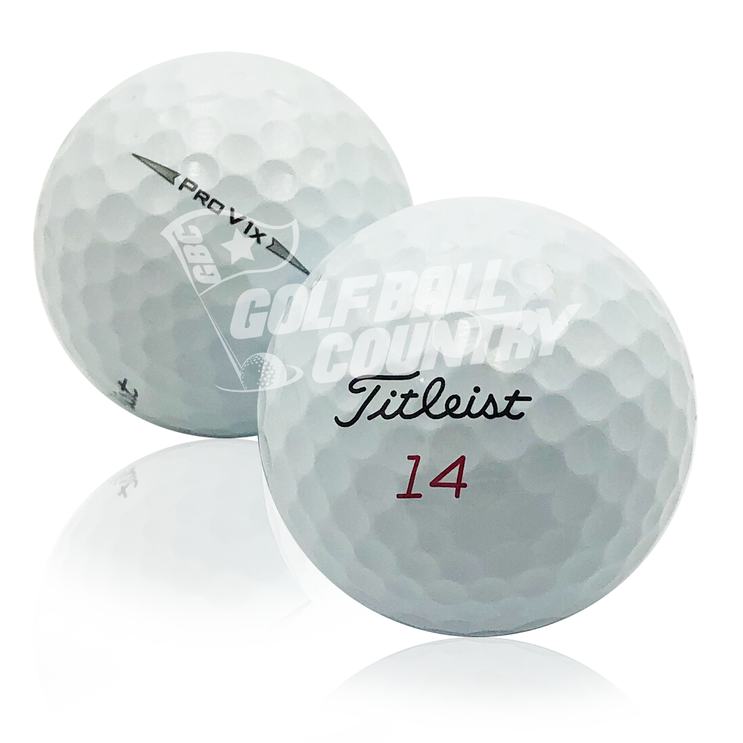 24 Titleist Pro V1x 2019 AAAA Near Mint Used Golf Balls
