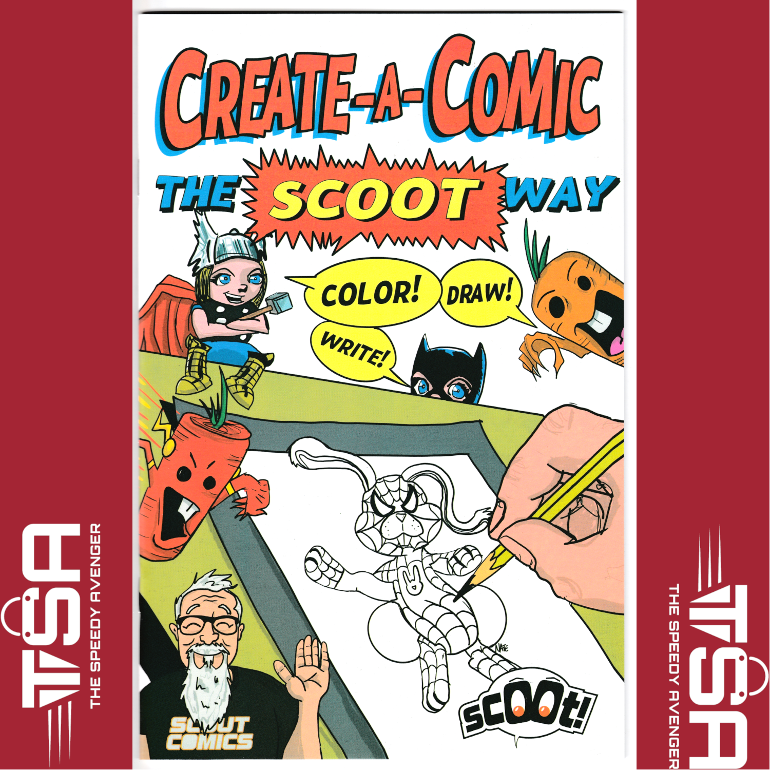 CREATE-A-COMIC THE SCOOT WAY #1 ComicTom101 MMC Exclusive Scout Comics Scoot!